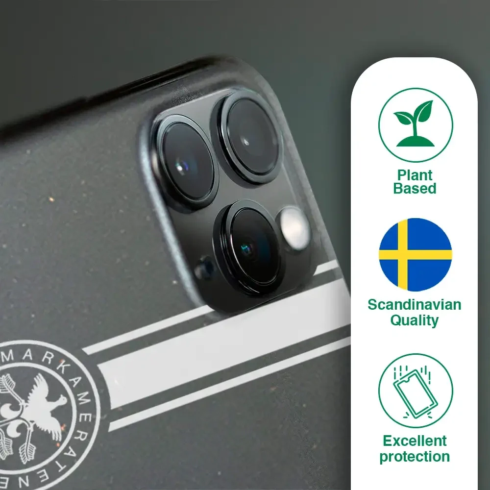 HamKam Official Compostable Phone Case Design White Stripes - Image 49