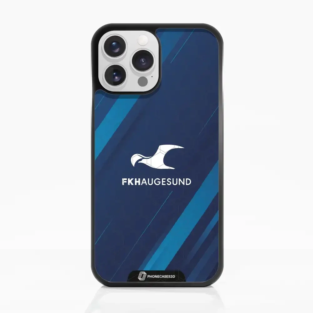 Haugesund FK Official 3D Phone Case Design Abstract Blue - Image 11