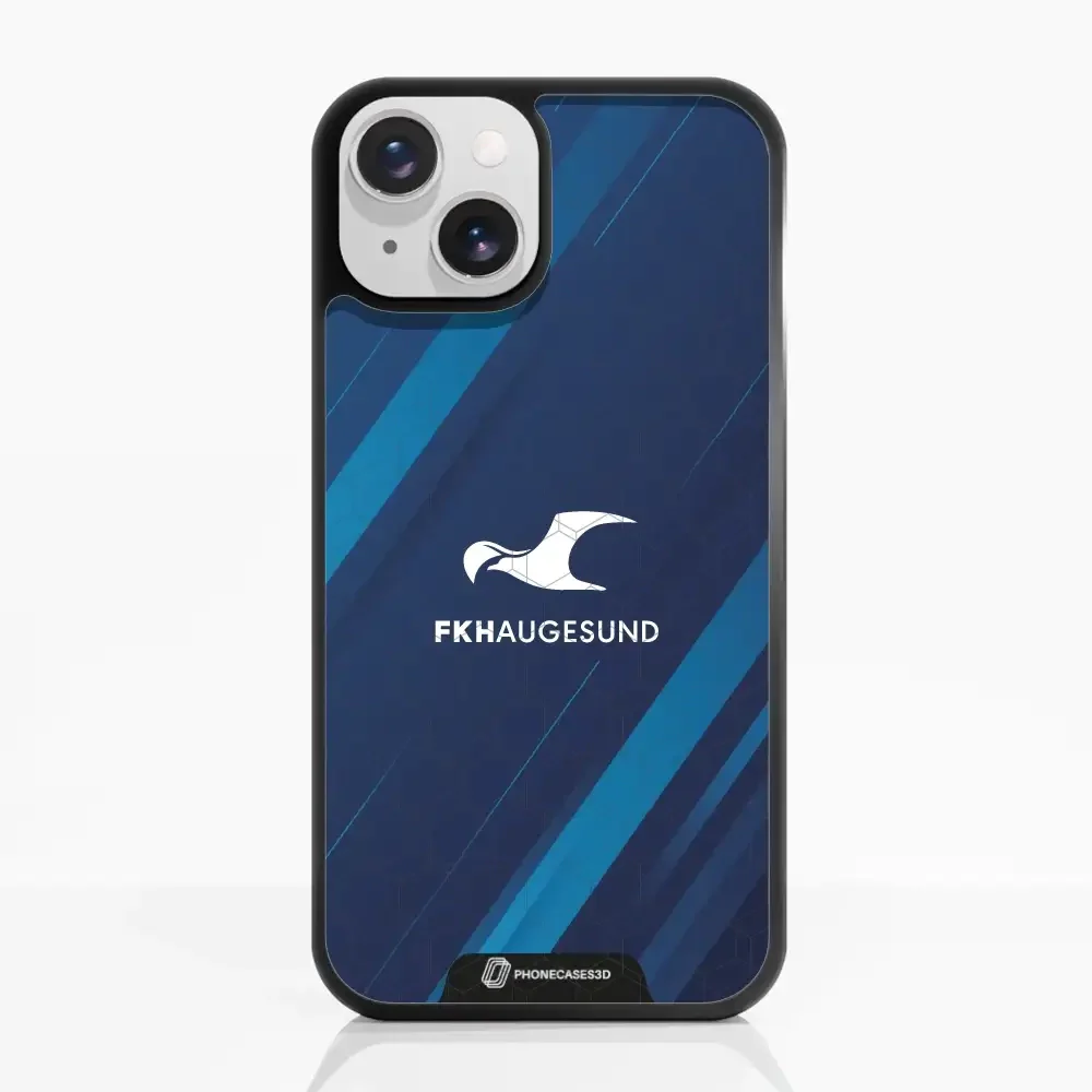 Haugesund FK Official 3D Phone Case Design Abstract Blue - Image 12