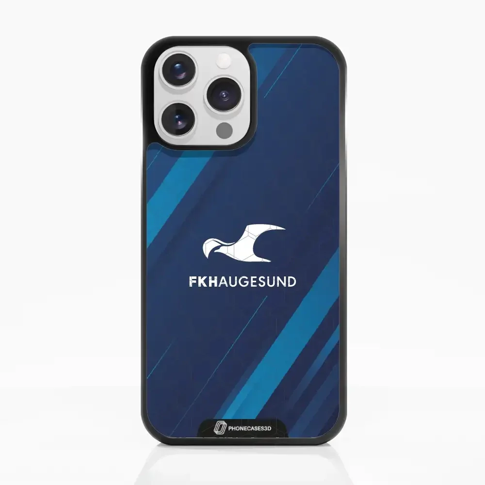 Haugesund FK Official 3D Phone Case Design Abstract Blue - Image 15