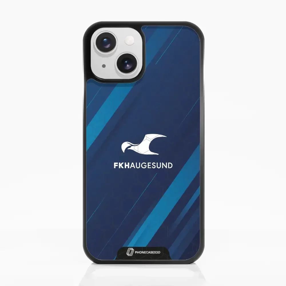 Haugesund FK Official 3D Phone Case Design Abstract Blue - Image 16