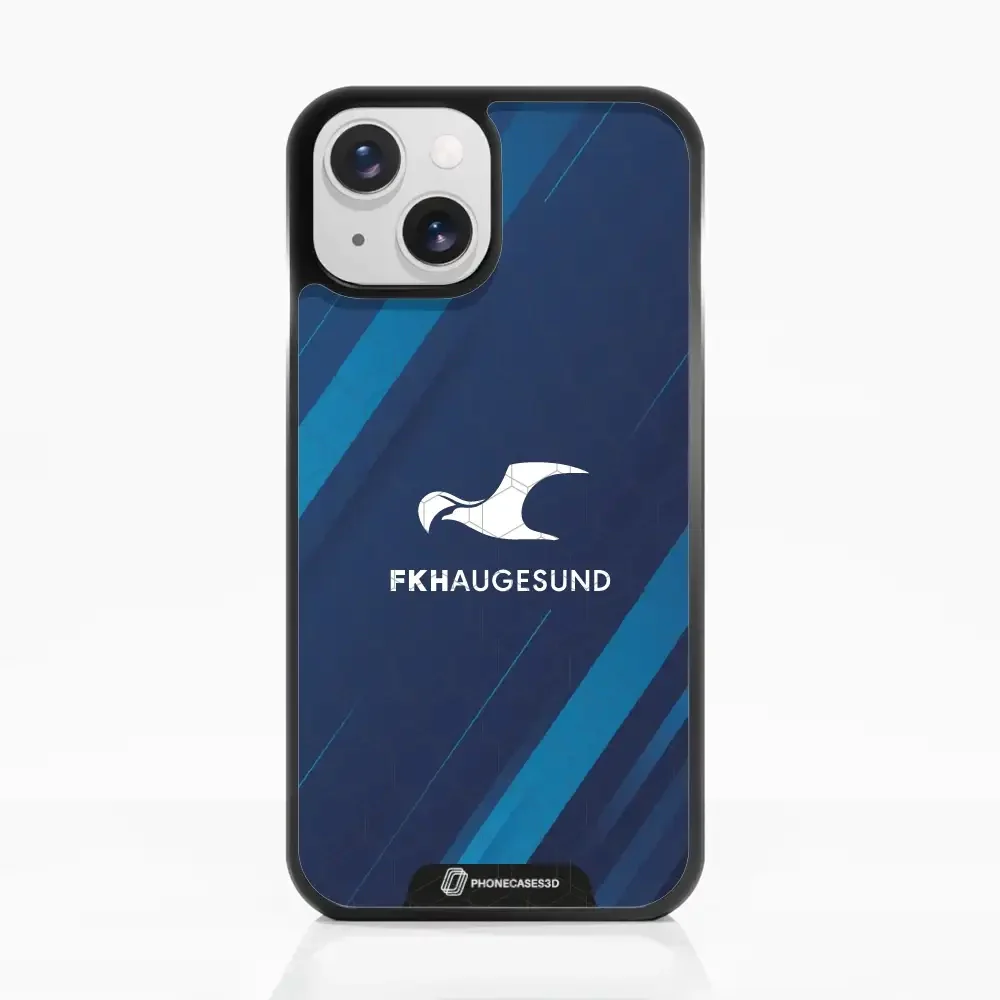 Haugesund FK Official 3D Phone Case Design Abstract Blue - Image 17