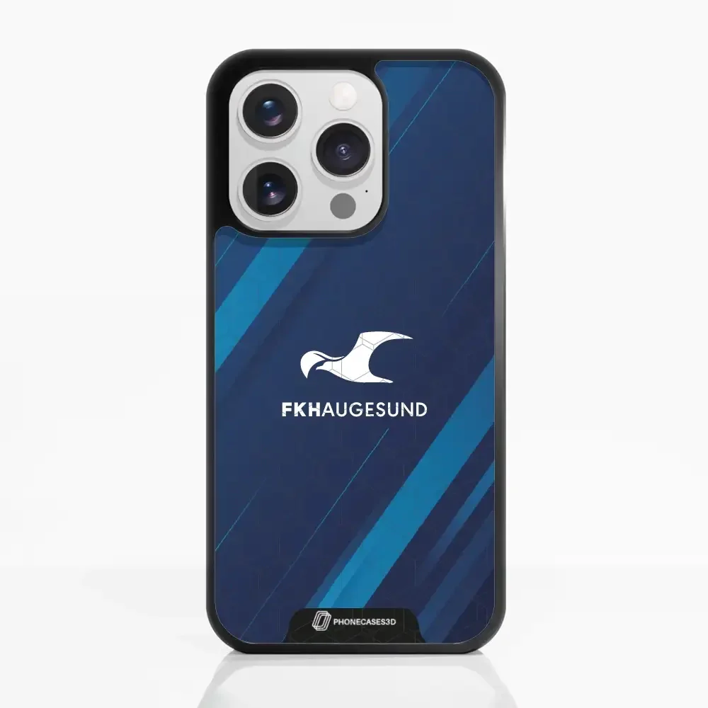 Haugesund FK Official 3D Phone Case Design Abstract Blue - Image 18
