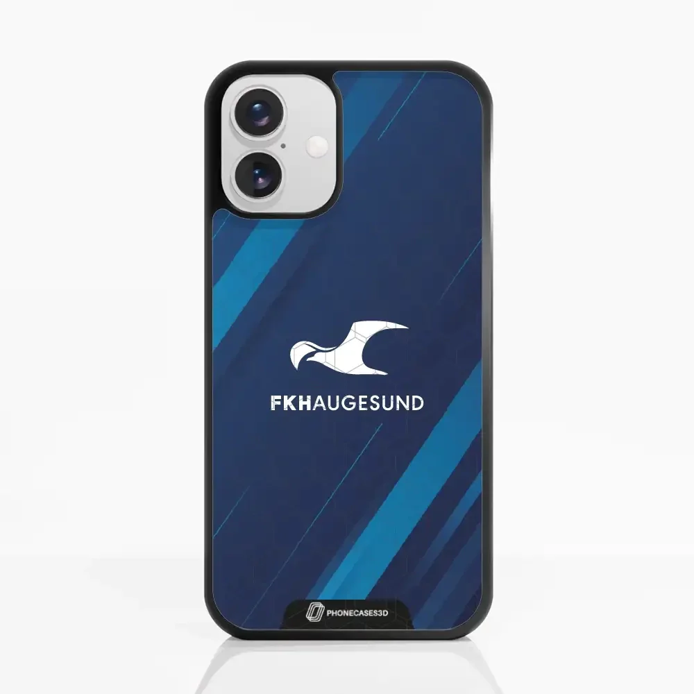 Haugesund FK Official 3D Phone Case Design Abstract Blue - Image 22