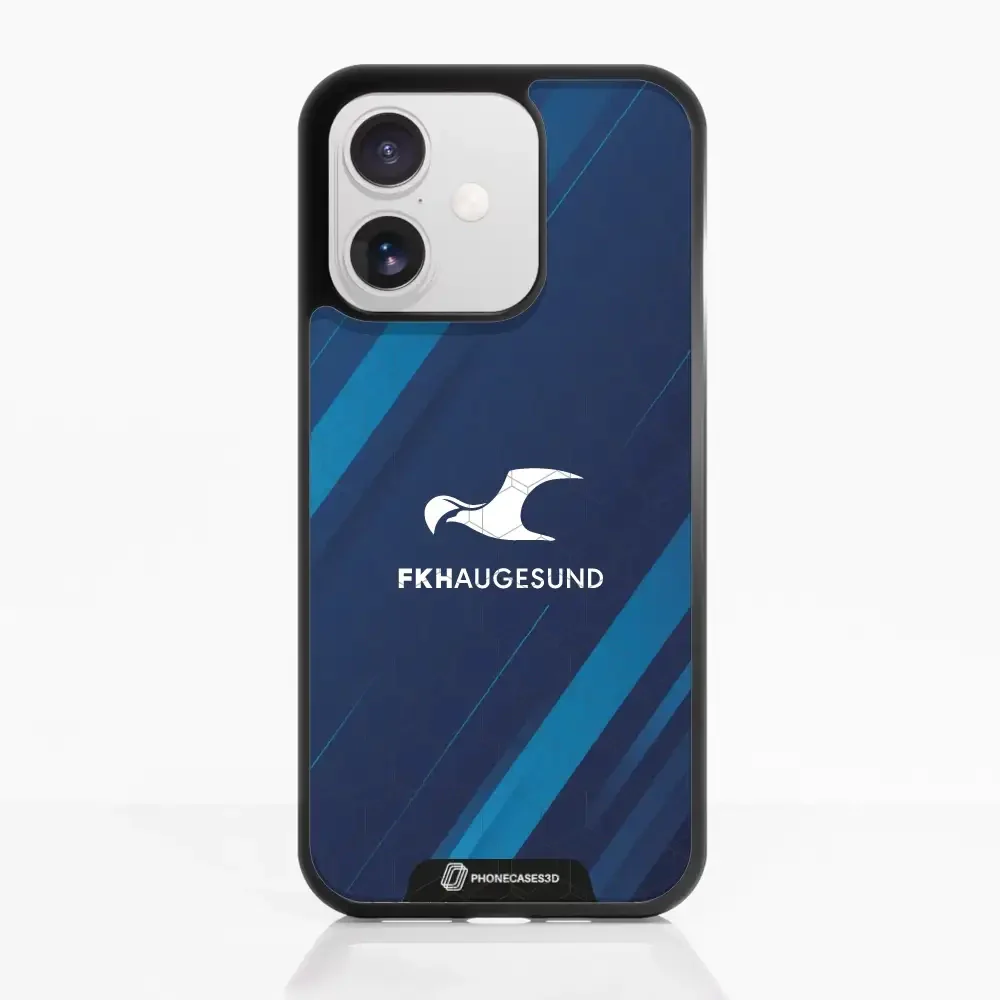 Haugesund FK Official 3D Phone Case Design Abstract Blue - Image 24