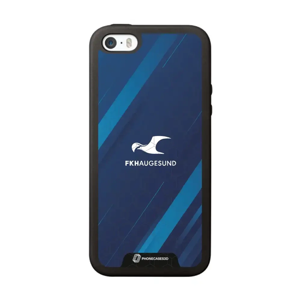 Haugesund FK Official 3D Phone Case Design Abstract Blue - Image 28