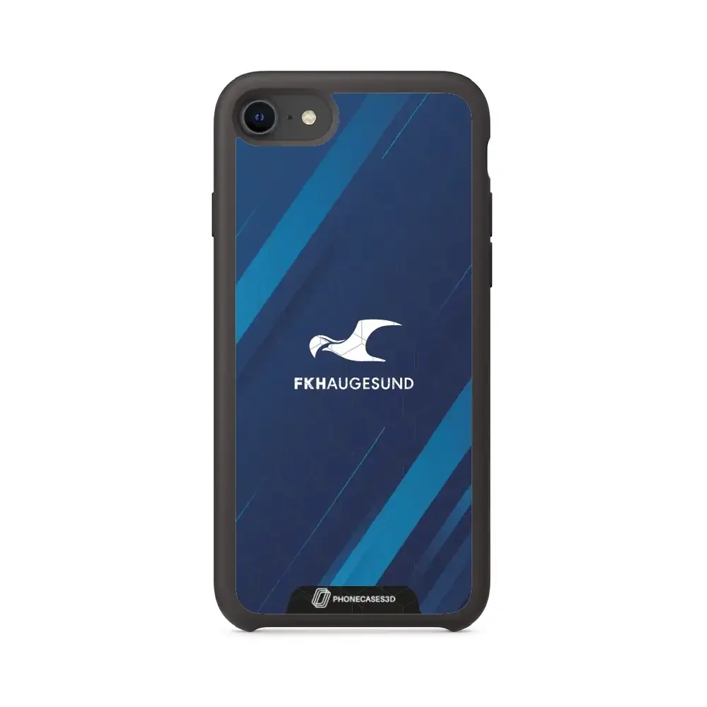 Haugesund FK Official 3D Phone Case Design Abstract Blue - Image 34