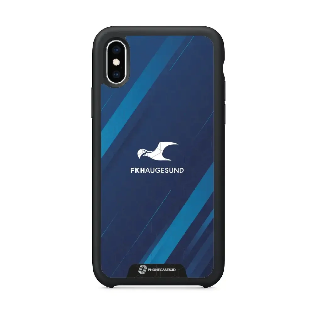 Haugesund FK Official 3D Phone Case Design Abstract Blue - Image 38
