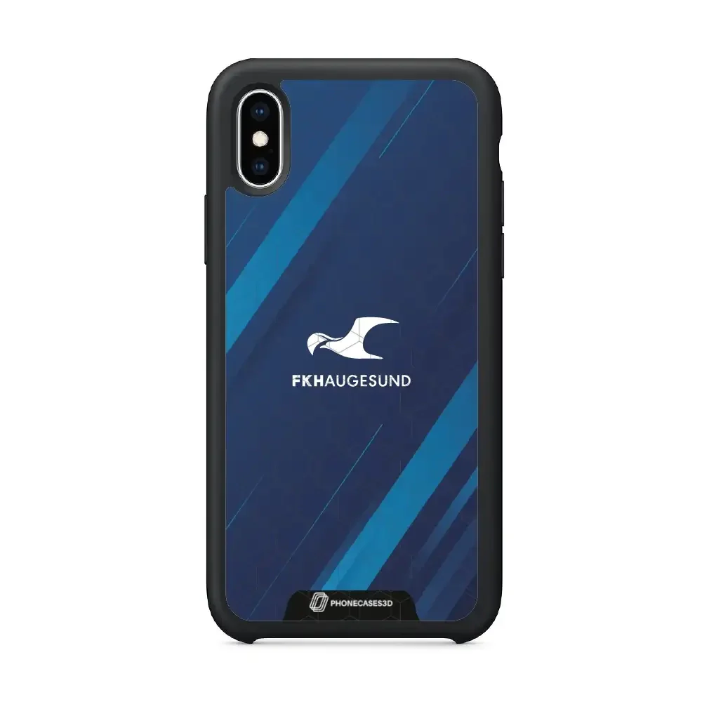 Haugesund FK Official 3D Phone Case Design Abstract Blue - Image 40