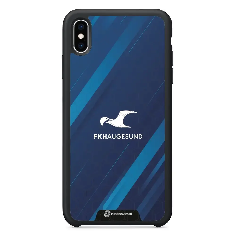 Haugesund FK Official 3D Phone Case Design Abstract Blue - Image 41