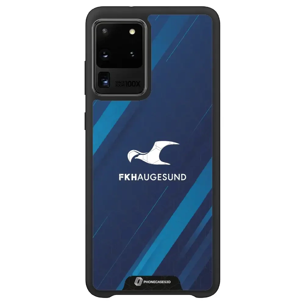 Haugesund FK Official 3D Phone Case Design Abstract Blue - Image 43
