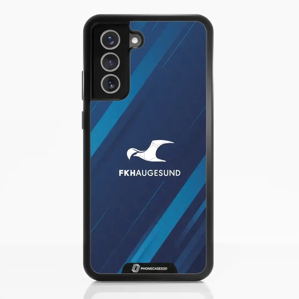 Haugesund FK Official 3D Phone Case Design Abstract Blue - Image 50