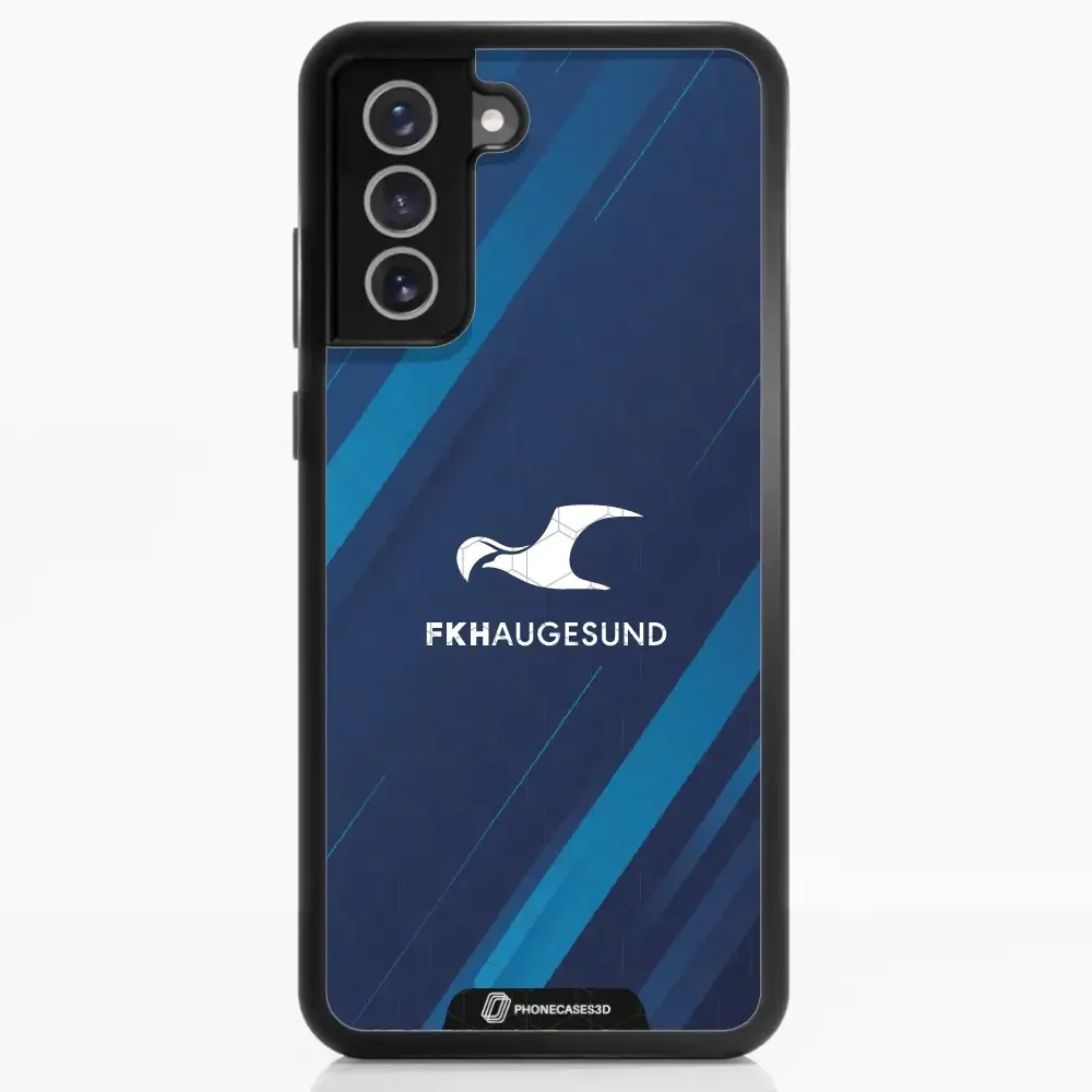 Haugesund FK Official 3D Phone Case Design Abstract Blue - Image 52