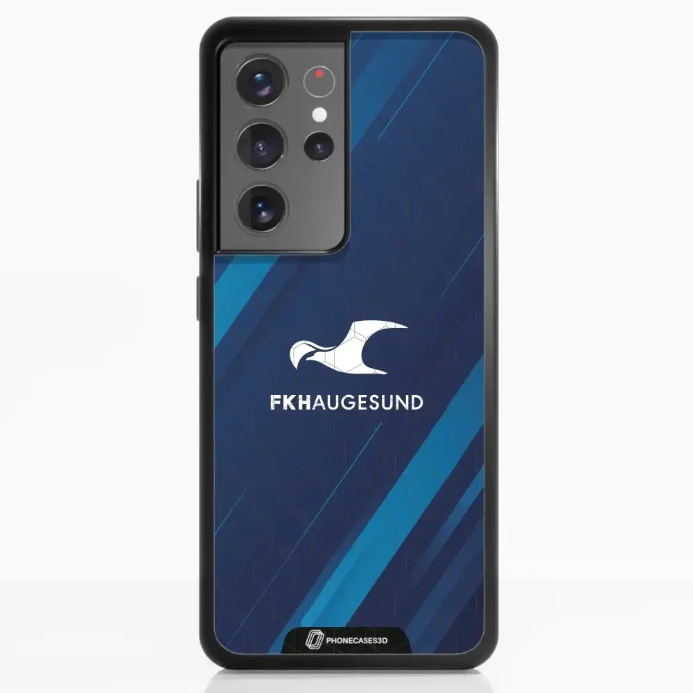 Haugesund FK Official 3D Phone Case Design Abstract Blue - Image 53