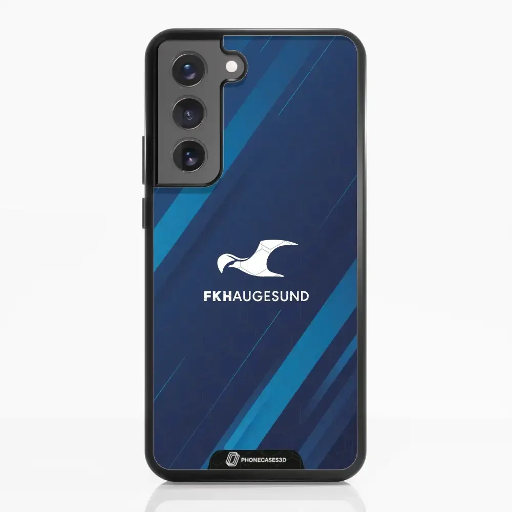 Haugesund FK Official 3D Phone Case Design Abstract Blue - Image 54