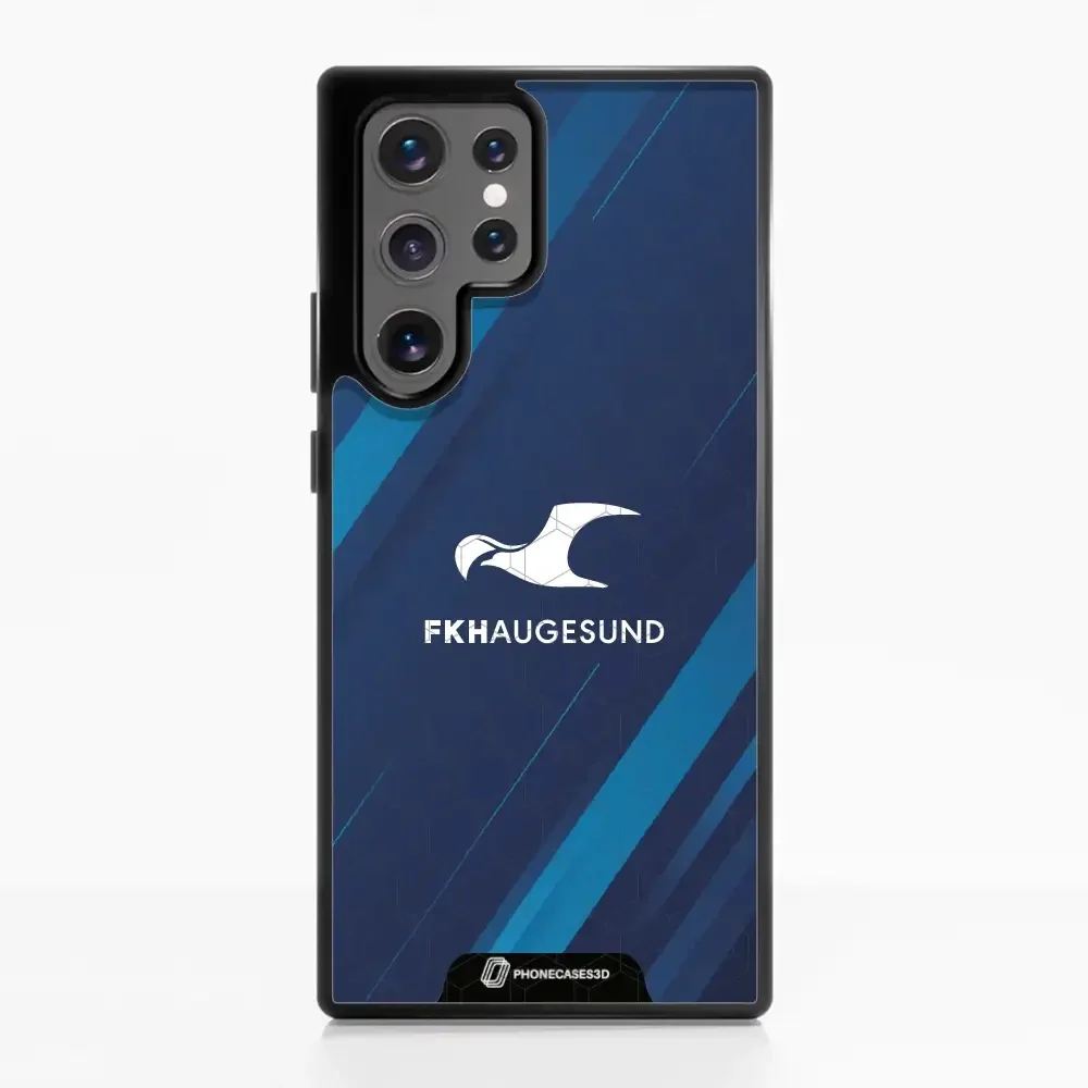 Haugesund FK Official 3D Phone Case Design Abstract Blue - Image 56