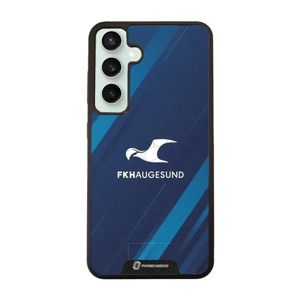 Haugesund FK Official 3D Phone Case Design Abstract Blue - Image 58