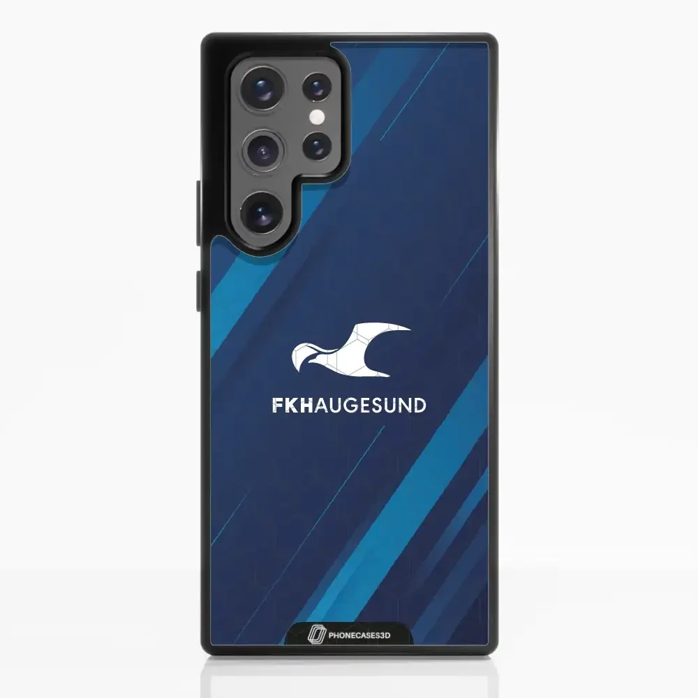 Haugesund FK Official 3D Phone Case Design Abstract Blue - Image 60