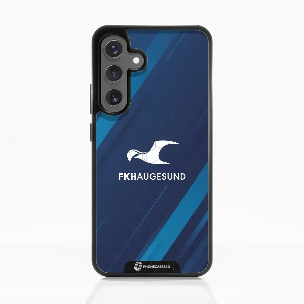 Haugesund FK Official 3D Phone Case Design Abstract Blue - Image 62