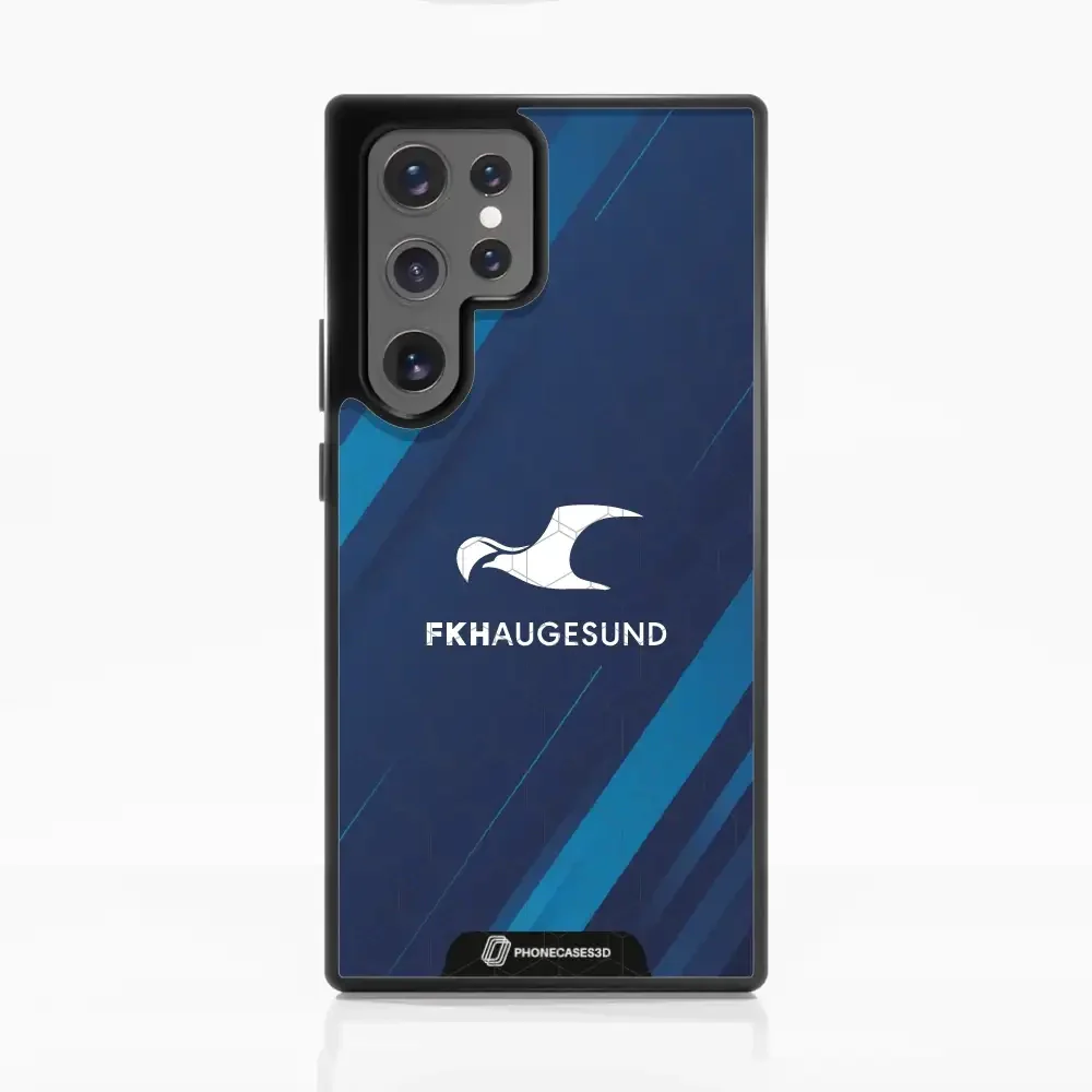 Haugesund FK Official 3D Phone Case Design Abstract Blue - Image 63