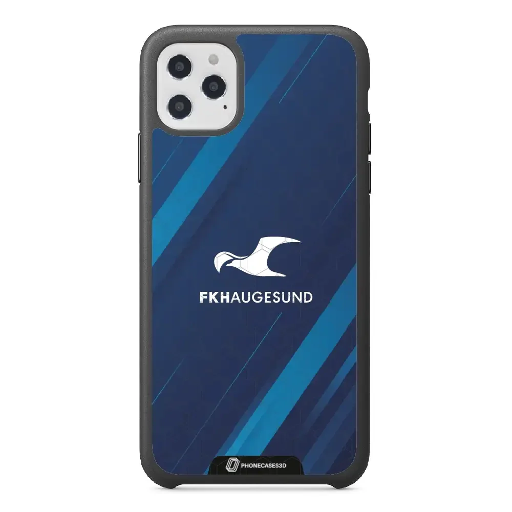 Haugesund FK Official 3D Phone Case Design Abstract Blue - Image 7