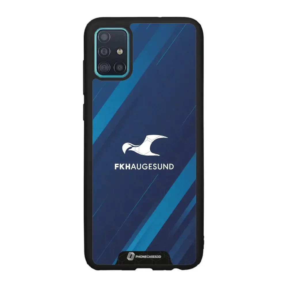 Haugesund FK Official 3D Phone Case Design Abstract Blue - Image 70