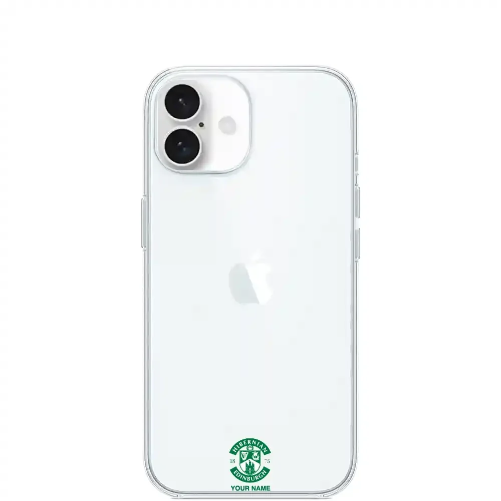 Hibernian FC Official Clear Phone Case Design 95 + Name - Image 14