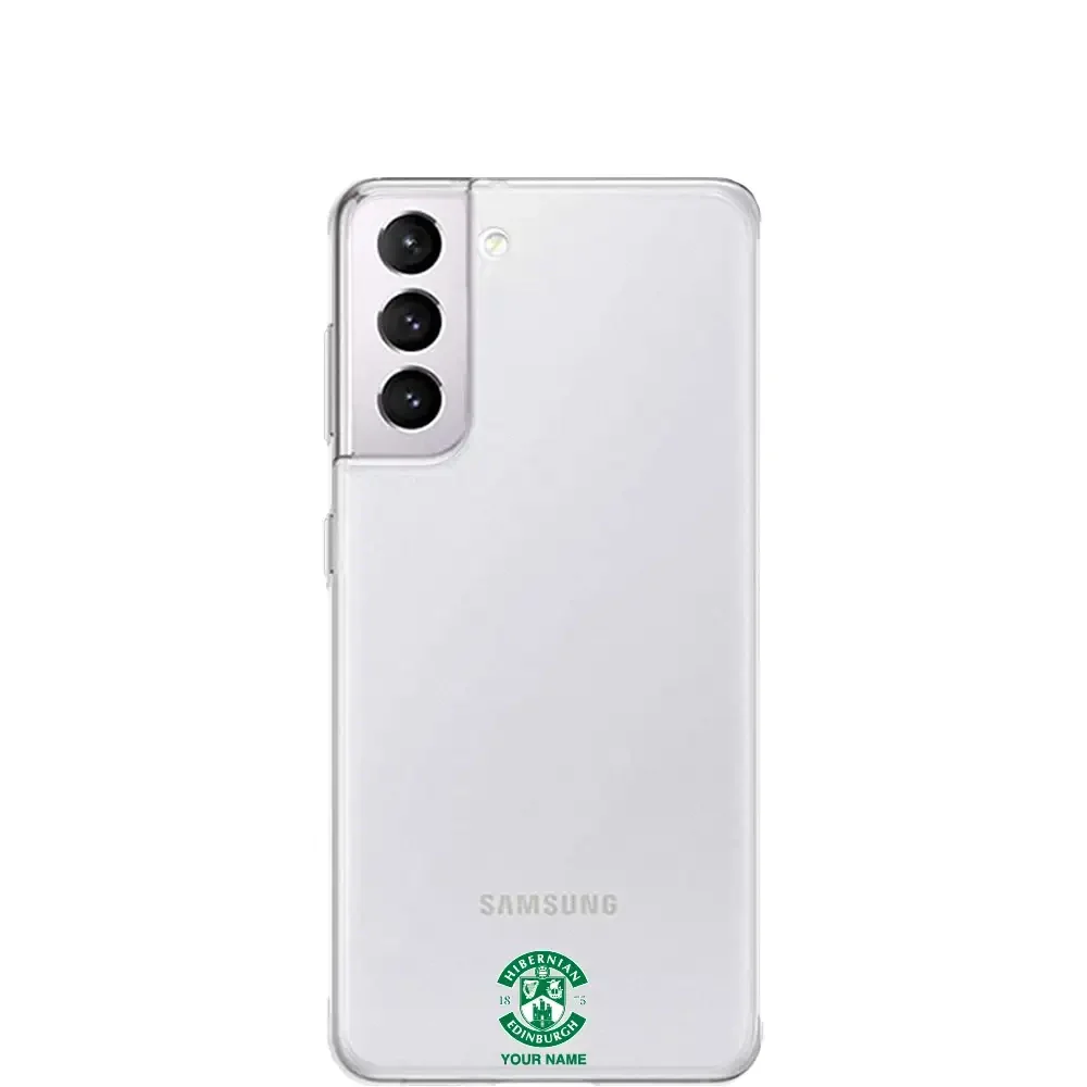 Hibernian FC Official Clear Phone Case Design 95 + Name - Image 22