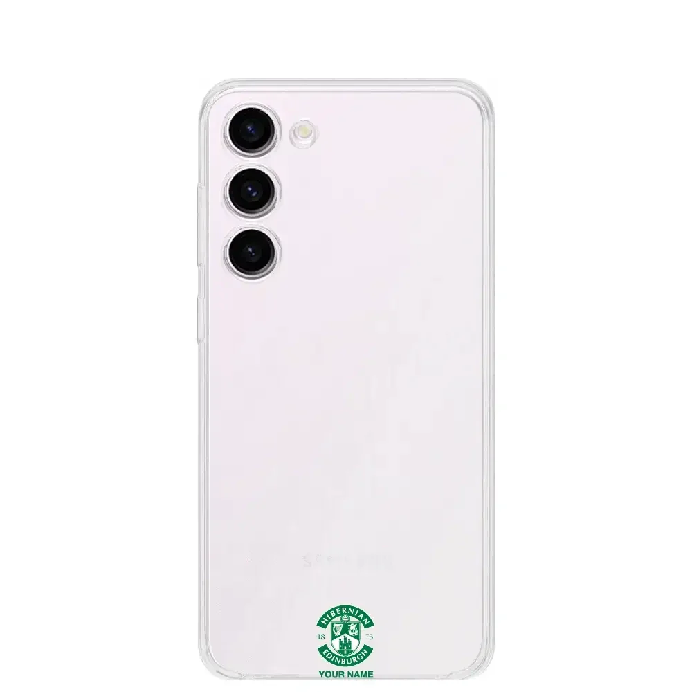 Hibernian FC Official Clear Phone Case Design 95 + Name - Image 27