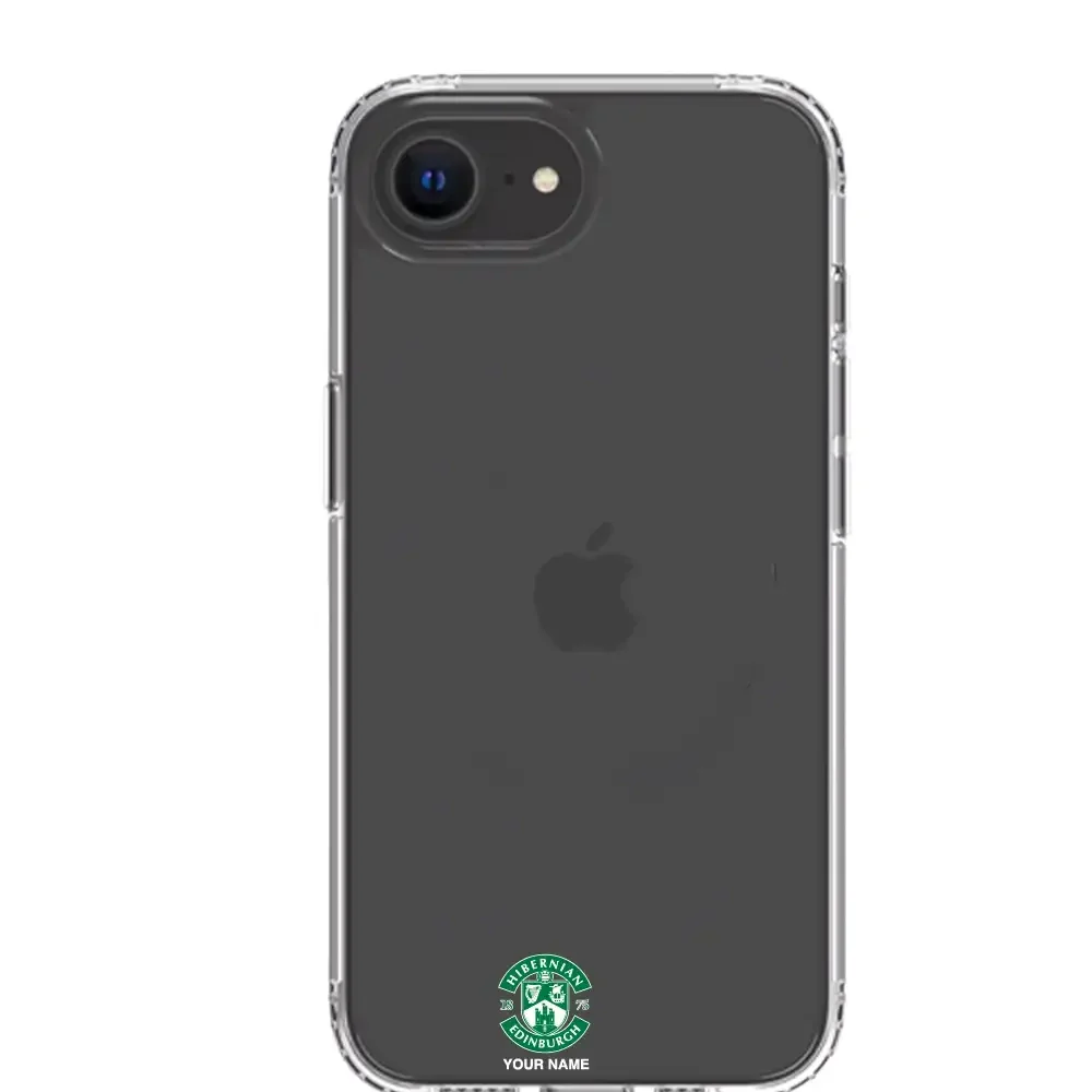 Hibernian FC Official Clear Phone Case Design 96 + Name - Image 15