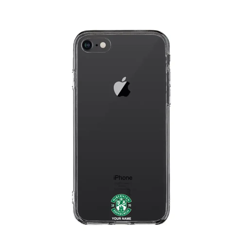 Hibernian FC Official Clear Phone Case Design 96 + Name - Image 19