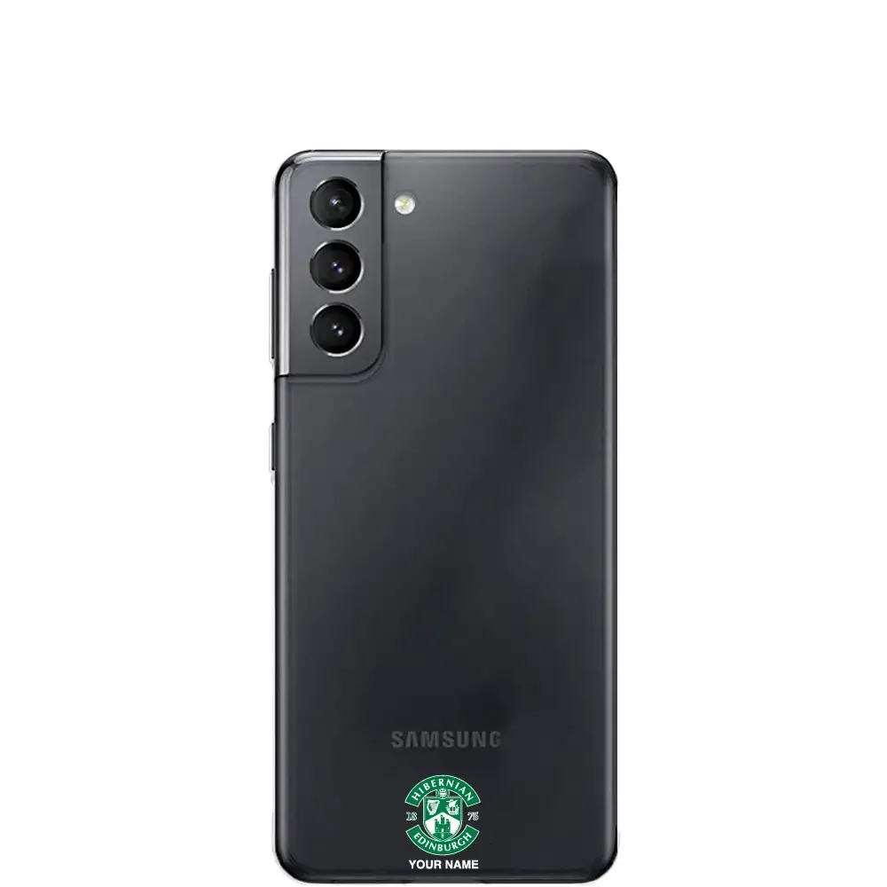 Hibernian FC Official Clear Phone Case Design 96 + Name - Image 22