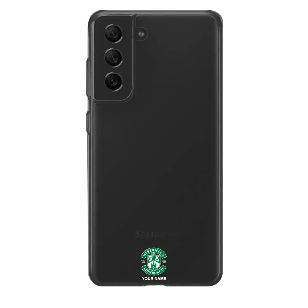 Hibernian FC Official Clear Phone Case Design 96 + Name - Image 23