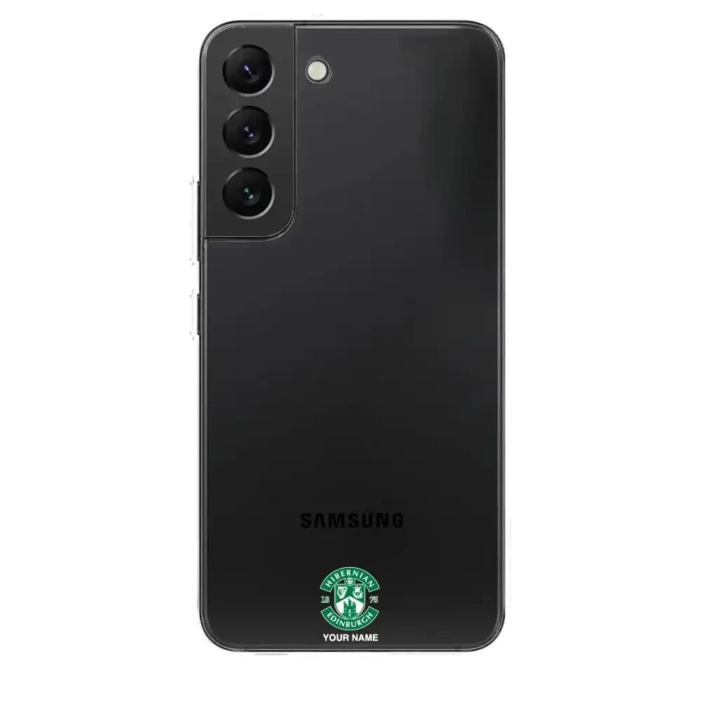 Hibernian FC Official Clear Phone Case Design 96 + Name - Image 25