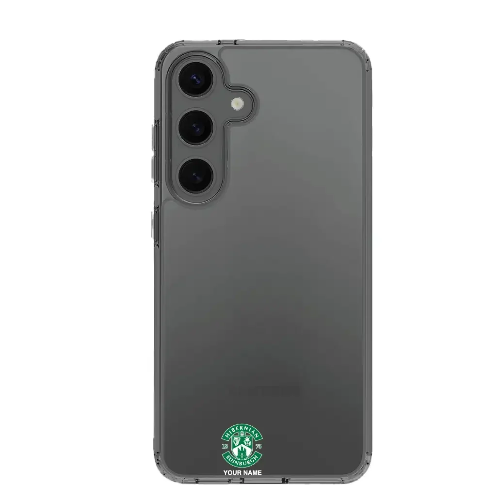 Hibernian FC Official Clear Phone Case Design 96 + Name - Image 29