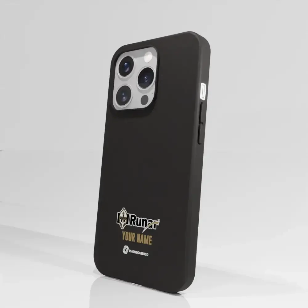 IL Runar Official Black Compostable Phone Case Crest - Image 67
