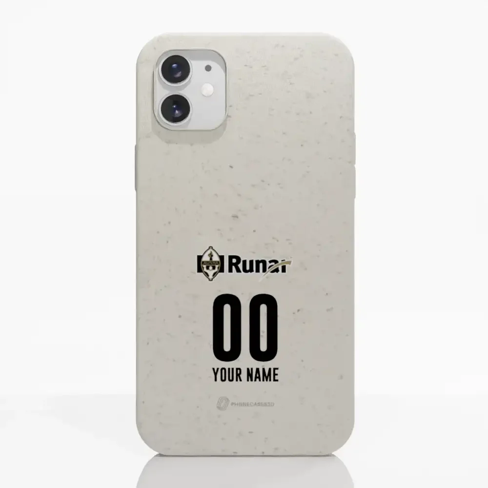 IL Runar Official White Compostable Phone Case Crest