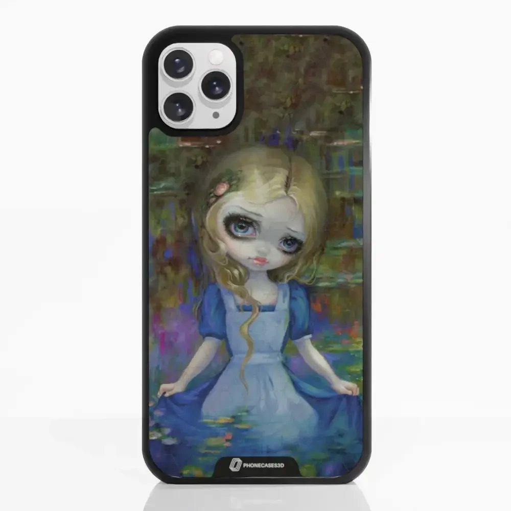 Jasmine Becket Official 3D Phone Case Design Alice in a Monets Water Lillies - Image 3