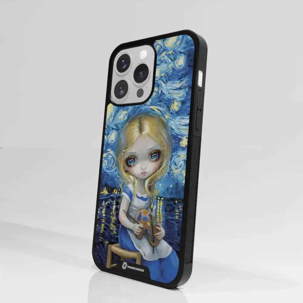 Jasmine Becket Official 3D Phone Case Design Alice in a Van Gogh Nocturne - Image 100