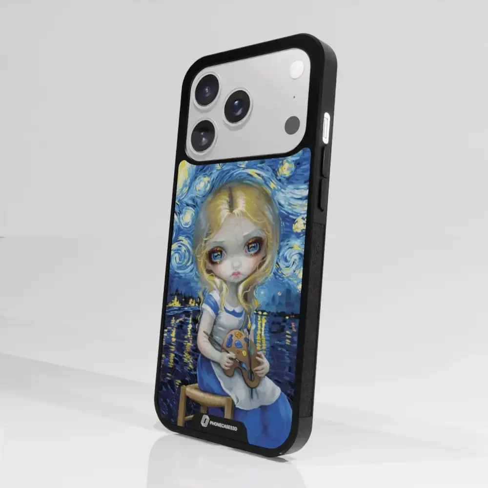 Jasmine Becket Official 3D Phone Case Design Alice in a Van Gogh Nocturne - Image 102