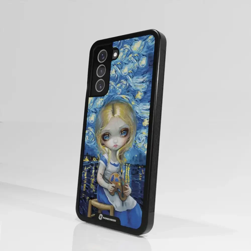 Jasmine Becket Official 3D Phone Case Design Alice in a Van Gogh Nocturne - Image 103