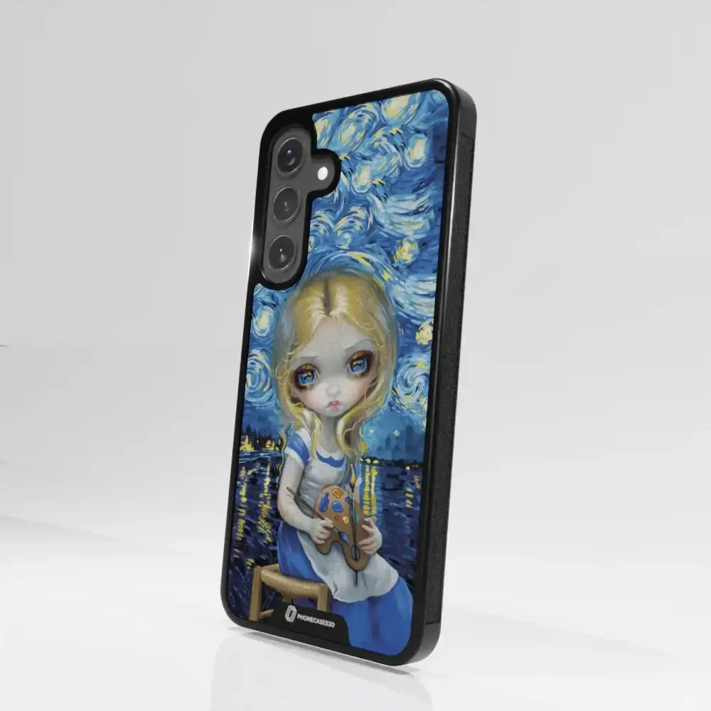 Jasmine Becket Official 3D Phone Case Design Alice in a Van Gogh Nocturne - Image 113