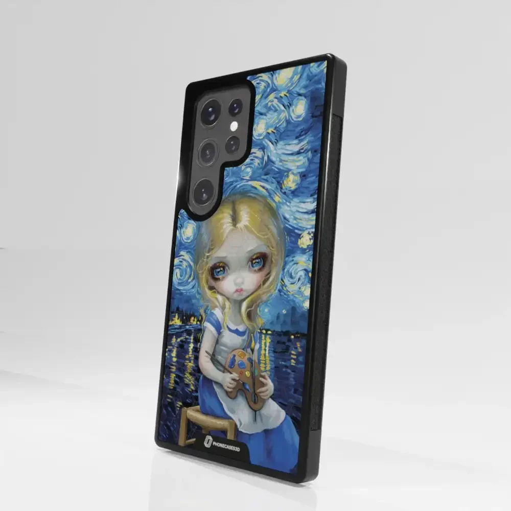 Jasmine Becket Official 3D Phone Case Design Alice in a Van Gogh Nocturne - Image 117