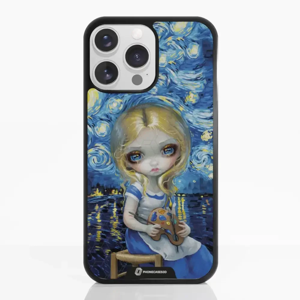 Jasmine Becket Official 3D Phone Case Design Alice in a Van Gogh Nocturne - Image 15