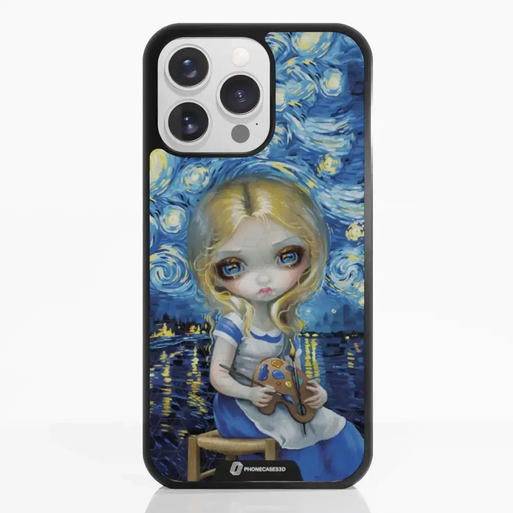 Jasmine Becket Official 3D Phone Case Design Alice in a Van Gogh Nocturne - Image 19