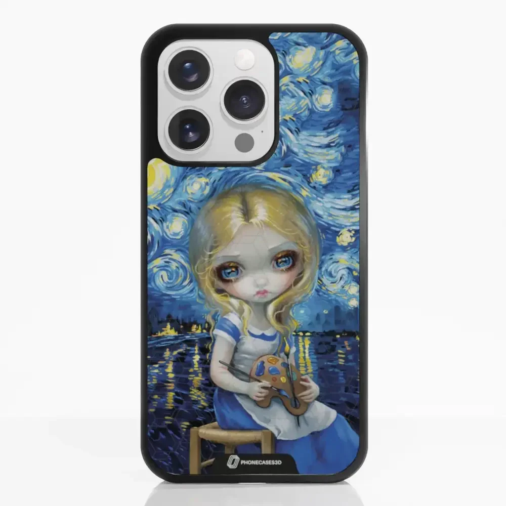 Jasmine Becket Official 3D Phone Case Design Alice in a Van Gogh Nocturne - Image 23