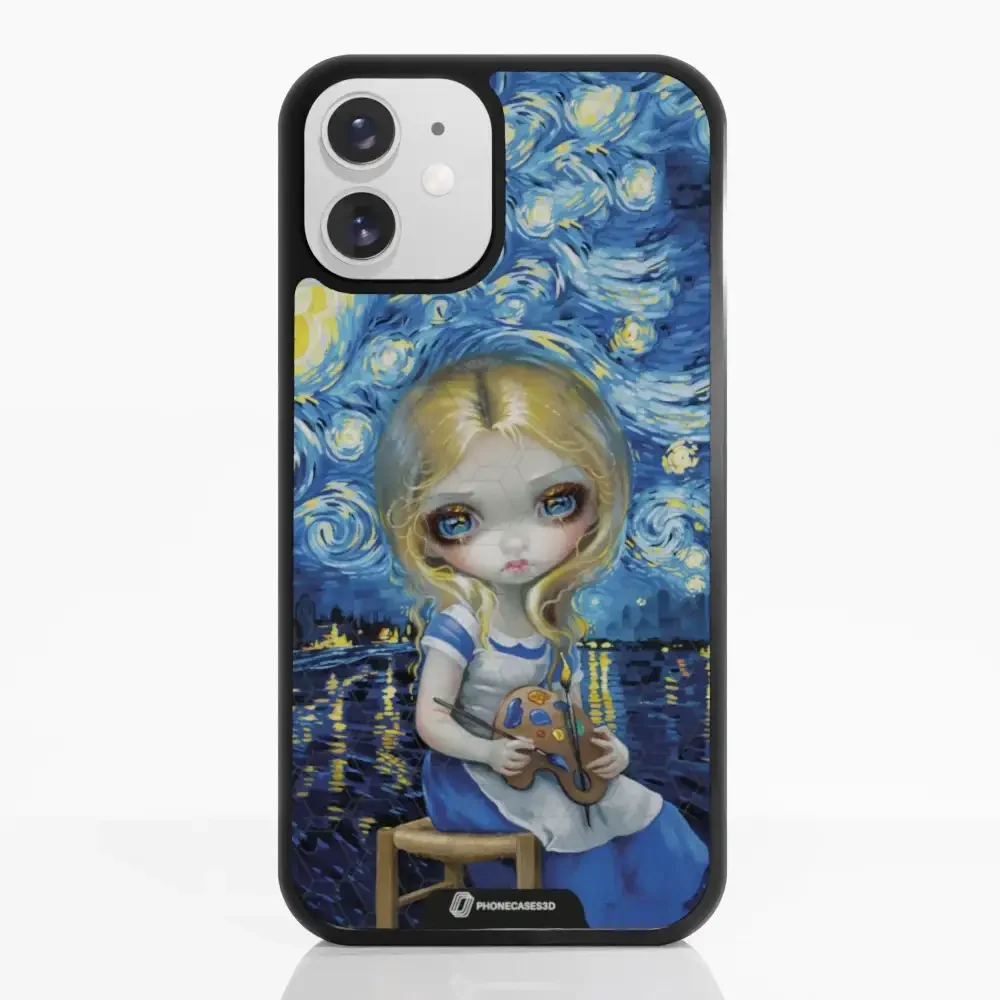 Jasmine Becket Official 3D Phone Case Design Alice in a Van Gogh Nocturne - Image 5