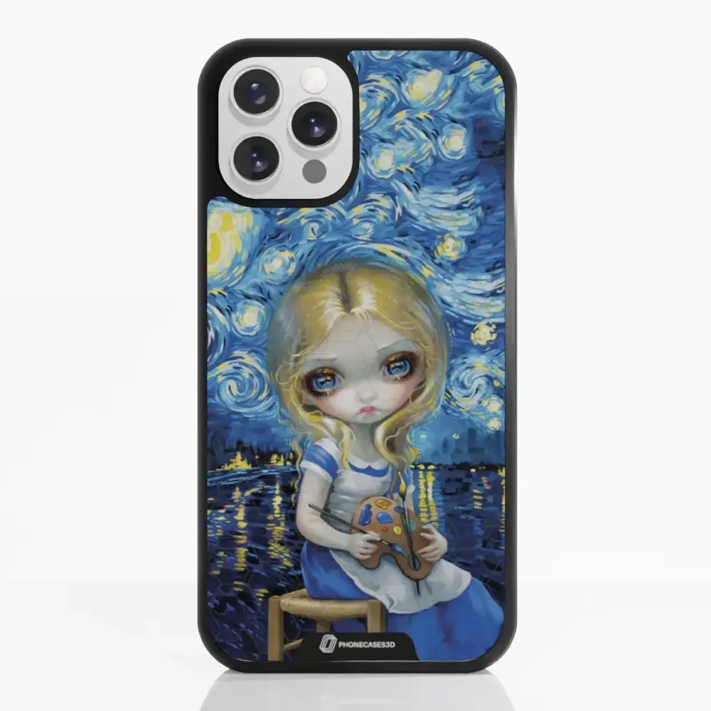 Jasmine Becket Official 3D Phone Case Design Alice in a Van Gogh Nocturne - Image 6
