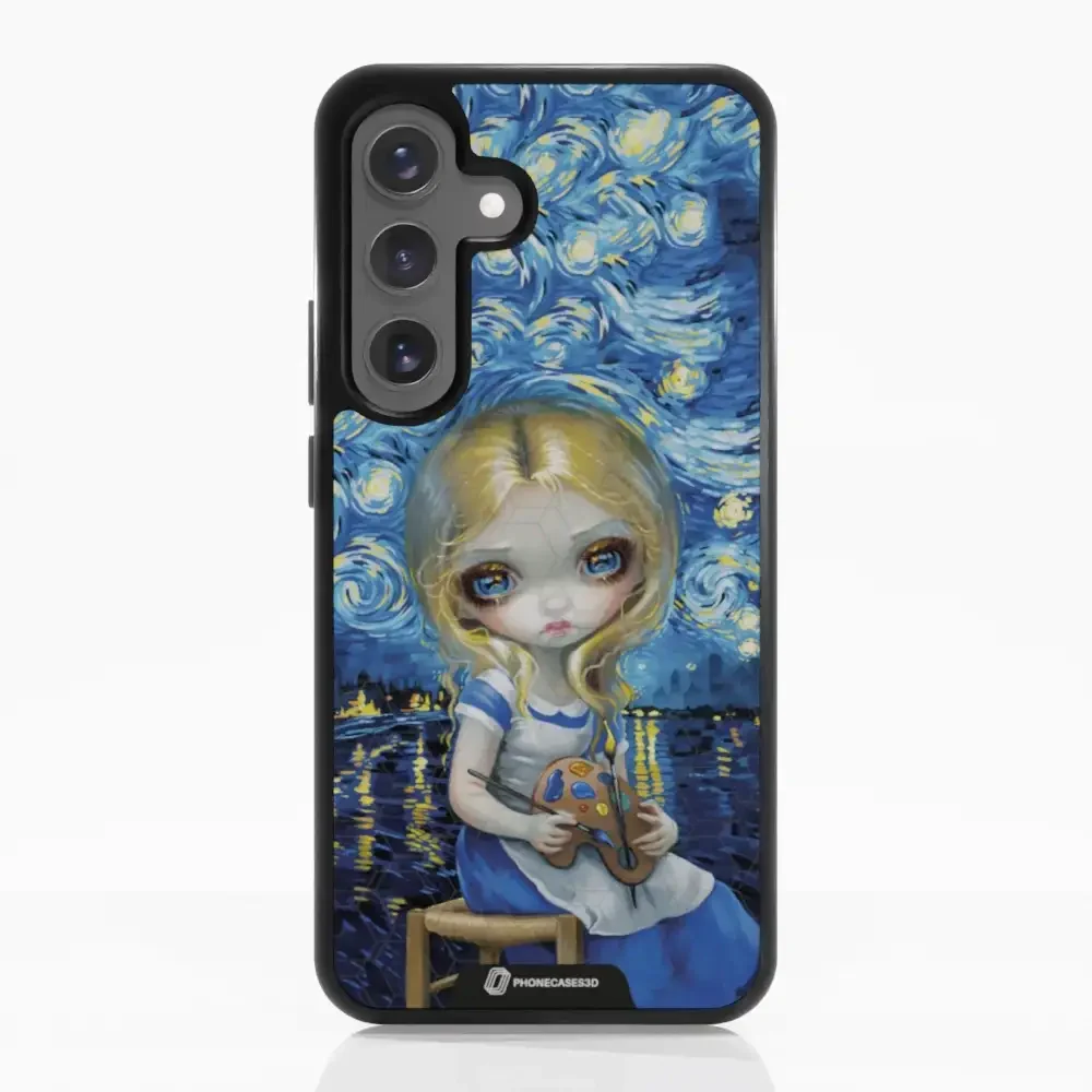 Jasmine Becket Official 3D Phone Case Design Alice in a Van Gogh Nocturne - Image 62