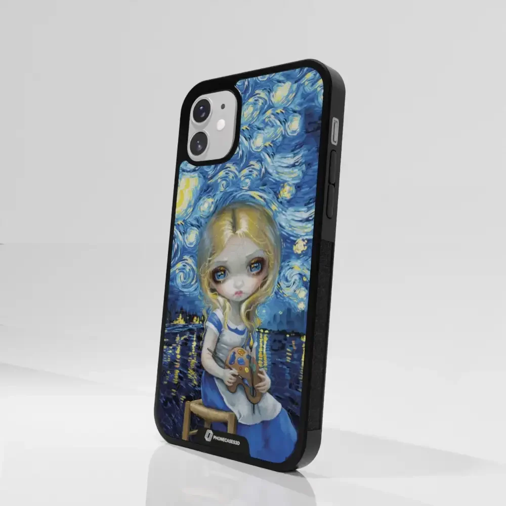 Jasmine Becket Official 3D Phone Case Design Alice in a Van Gogh Nocturne - Image 77